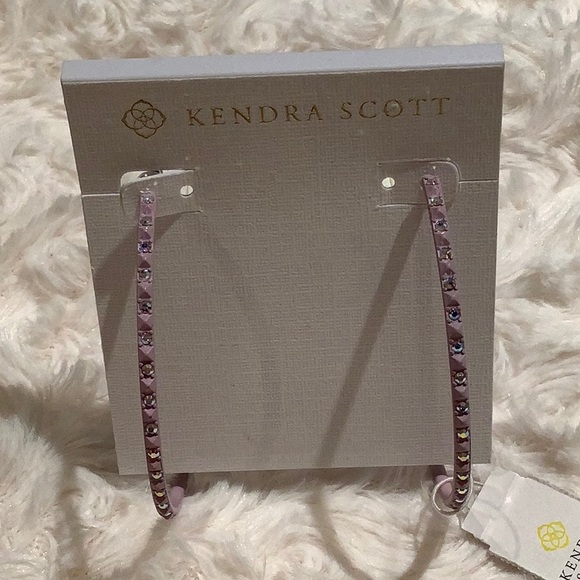 Kendra Scott Val Hoop Earrings / Lilac - Picture 2 of 8